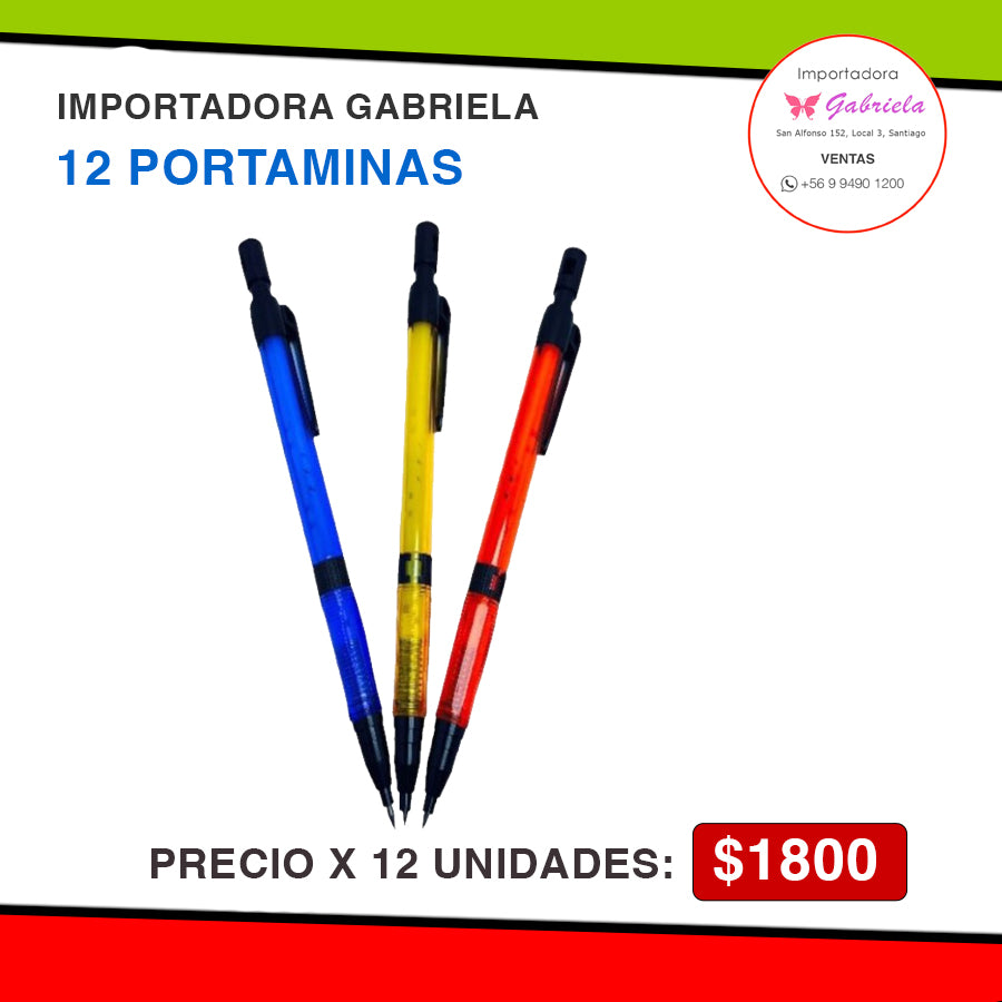12 Portaminas