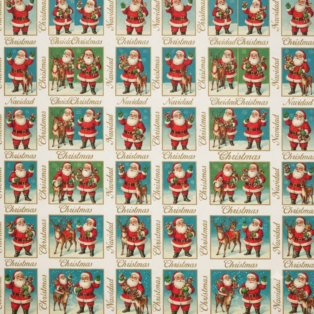 Papel de Regalo Navidad (Ciento de 100 Unidades - Diseños Surtidos)