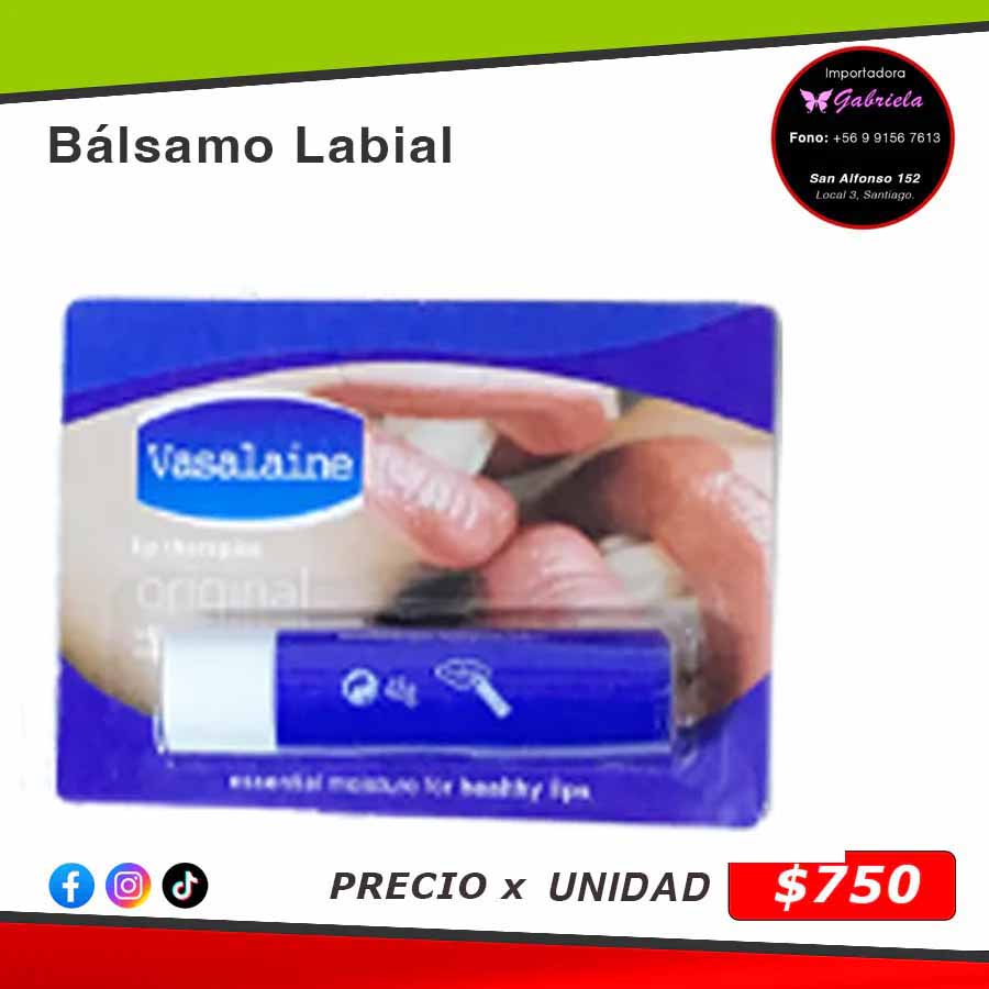 Bálsamo Labial - Precio x Unidad $750