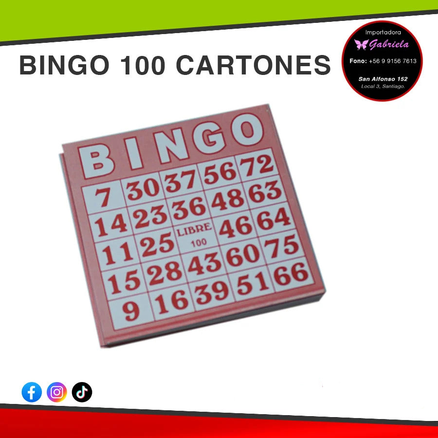 Bingo 100 Cartones