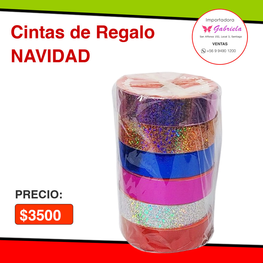 Cinta de Regalo para Navidad