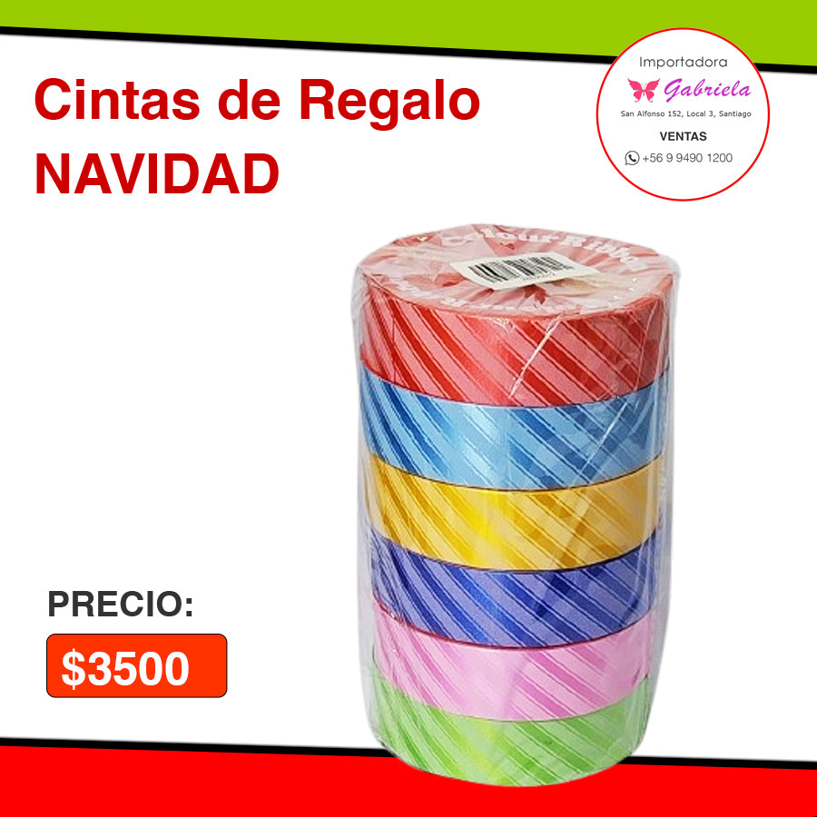 Cinta de Regalo para Navidad