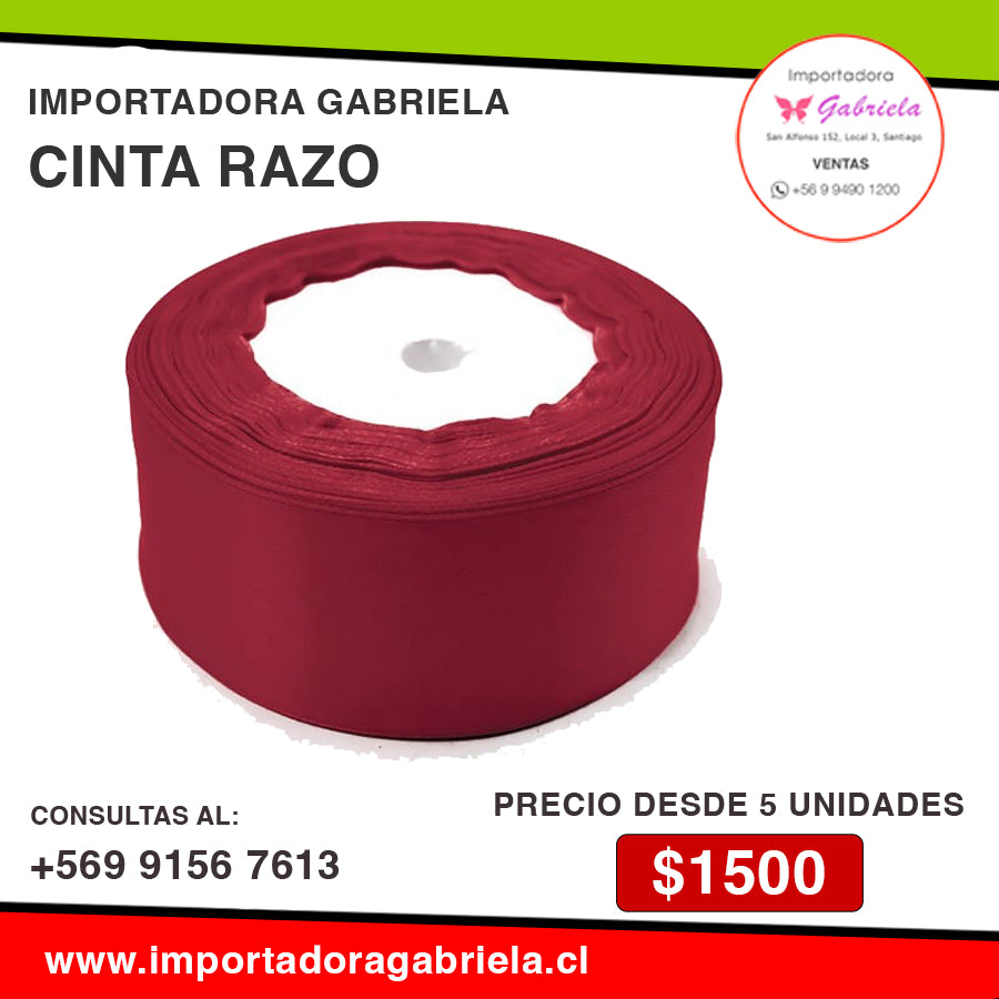 Cinta Razo (Precio desde 5 unidades)