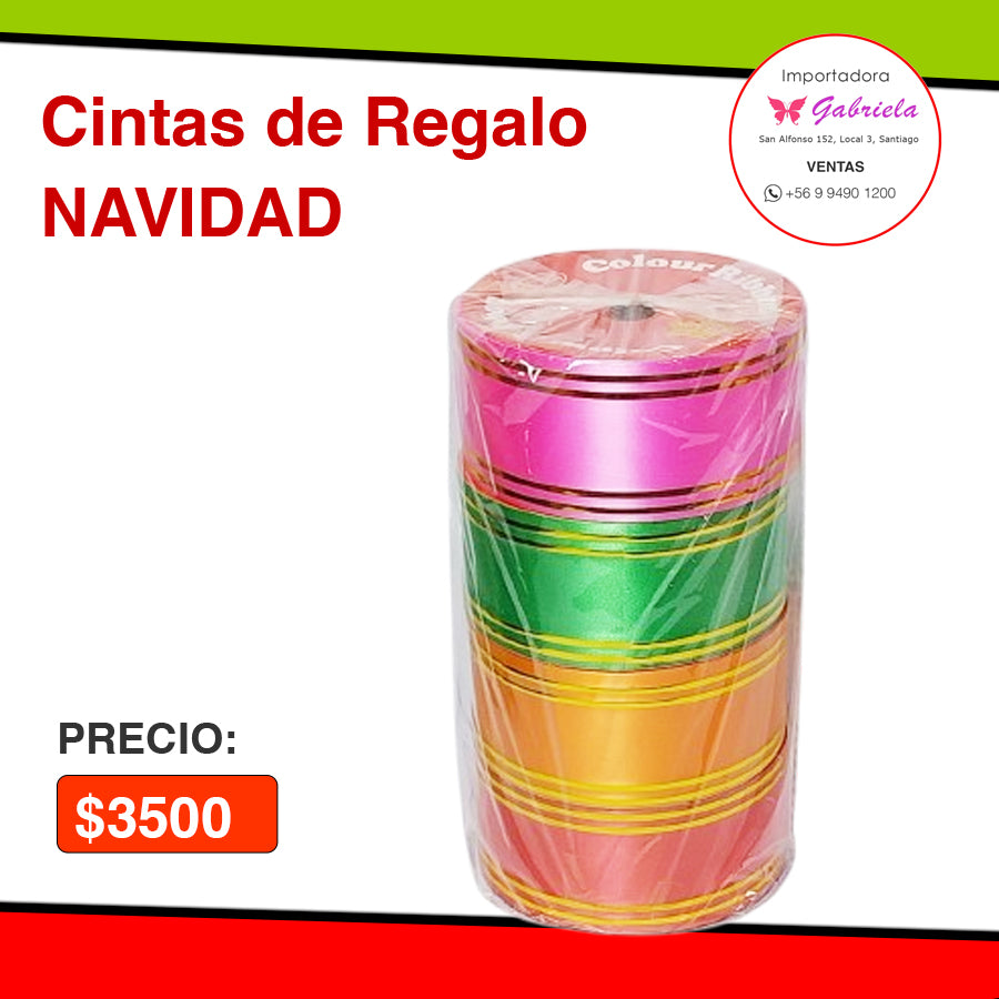 Cinta de Regalo Navidad