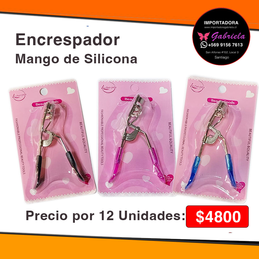 Encrespador de mango de Silicona 12 unidades