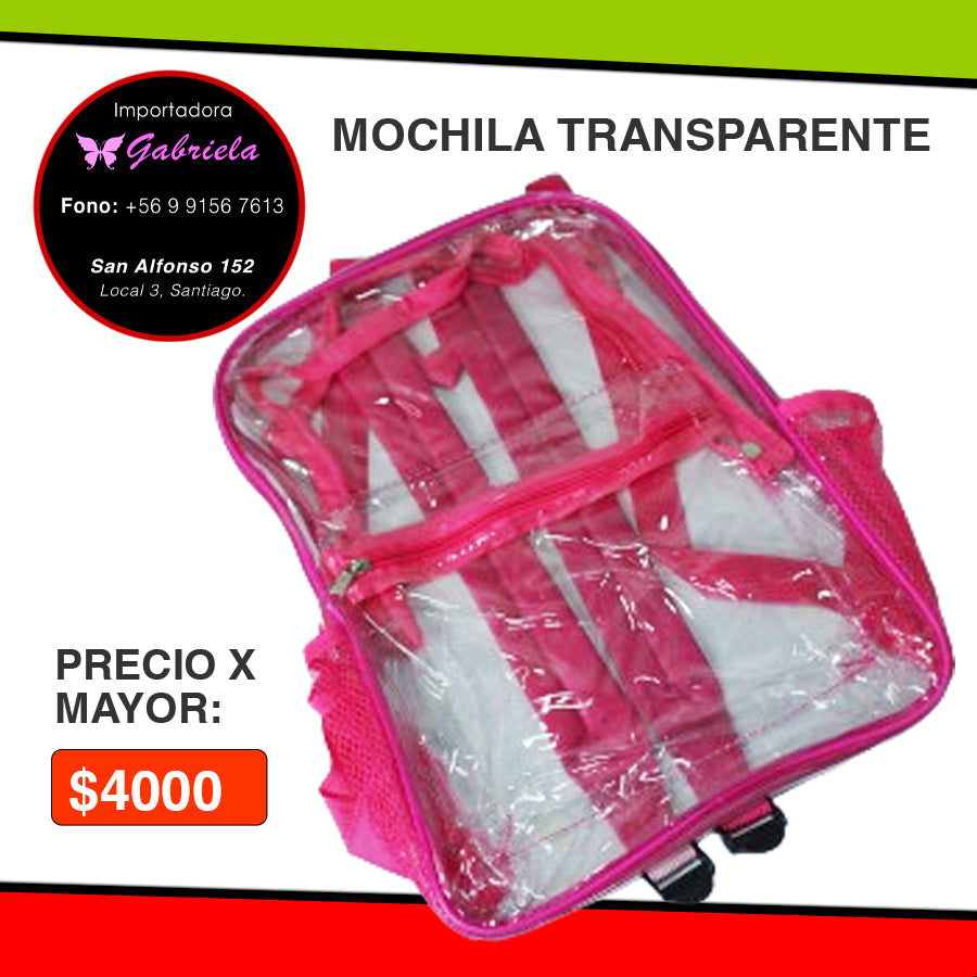 Mochila Transparnte