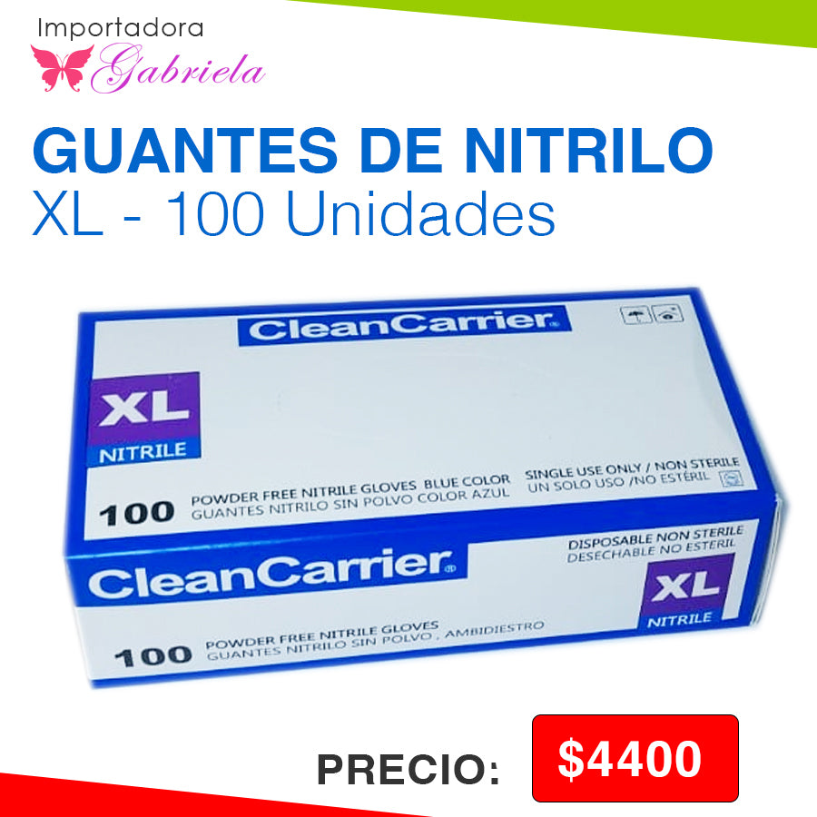 GUANTE DE NITRILO XL