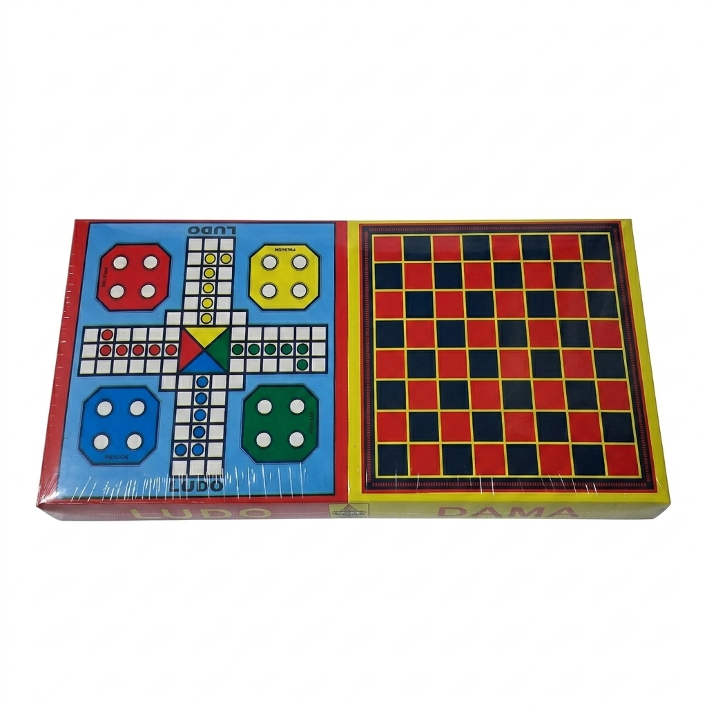 Juego de Mesa 2 en 1: Ludo y Damas Tradicional PRECIO X MAYOR DE 2 UNIDADES