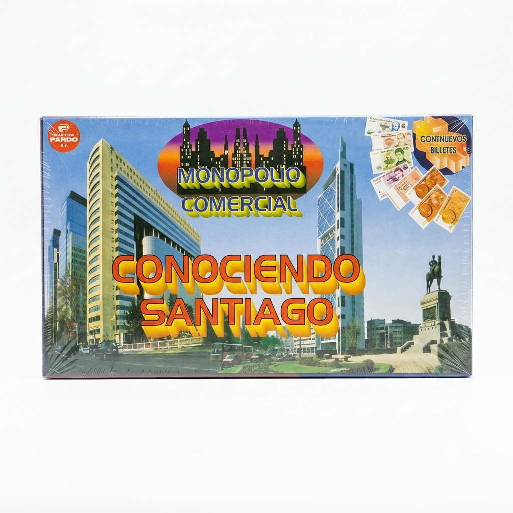 Juego de Mesa Monopolio Comercial: Conociendo Santiago