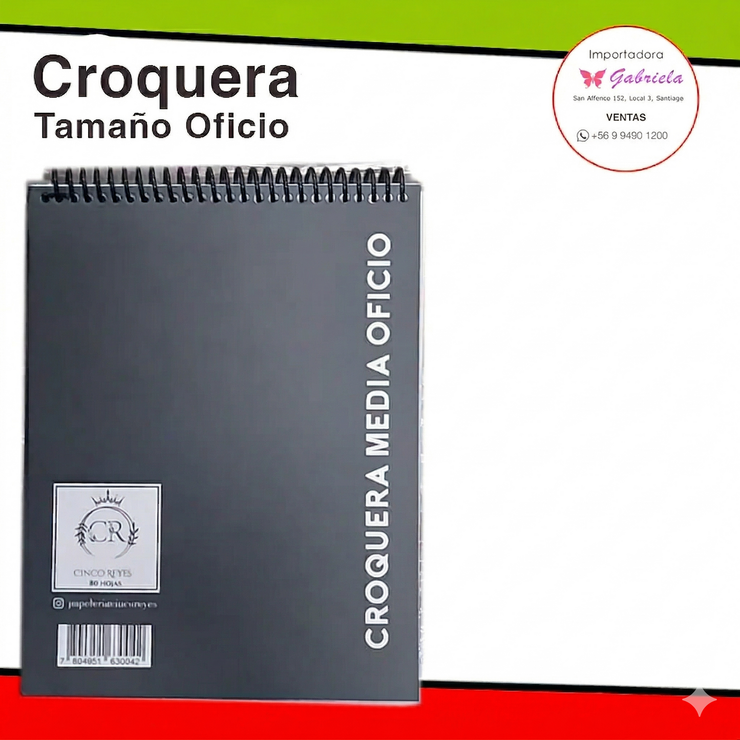 Croquera Tamańo OFICIO