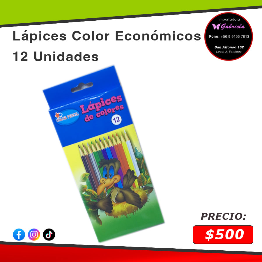 Lápices de Colores Económico
