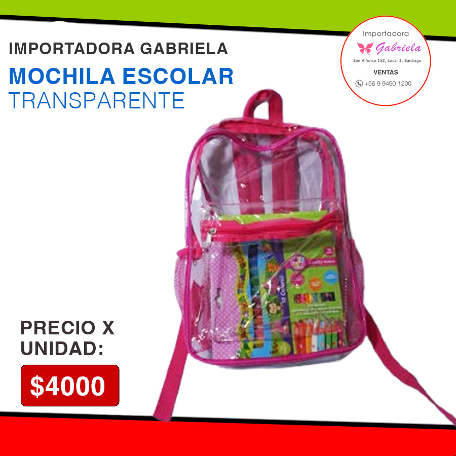 Mochila Transparente