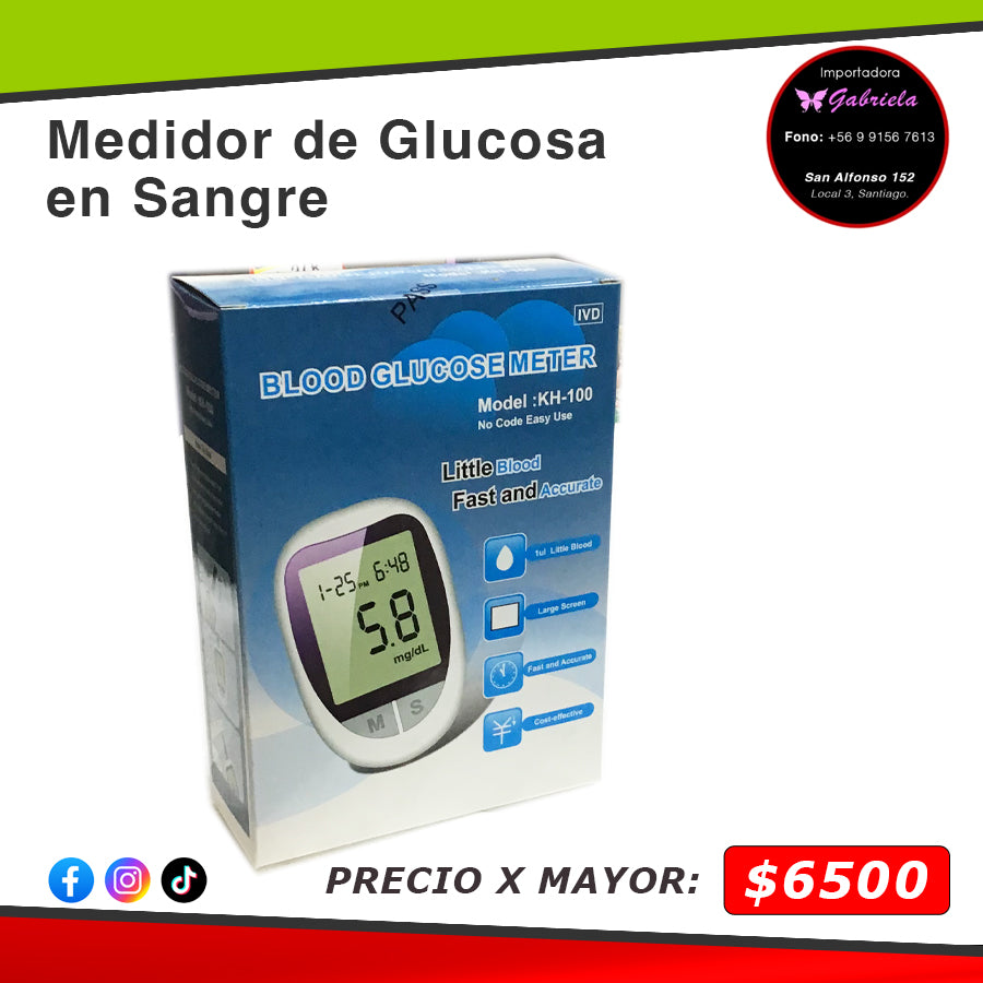 Medidor de Glucosa en Sangre