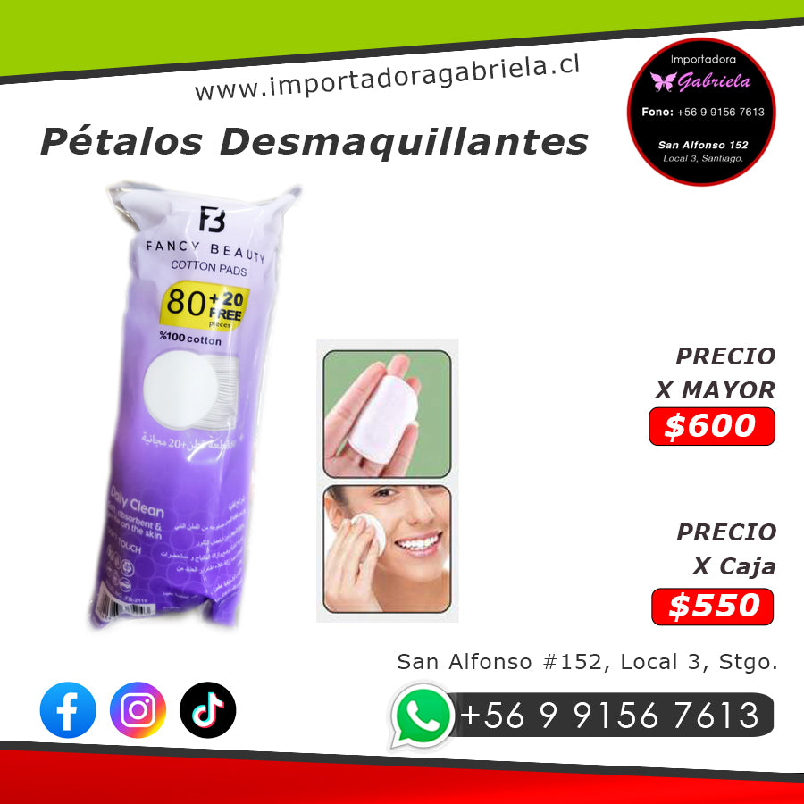 Pétalos Desmaquillantes