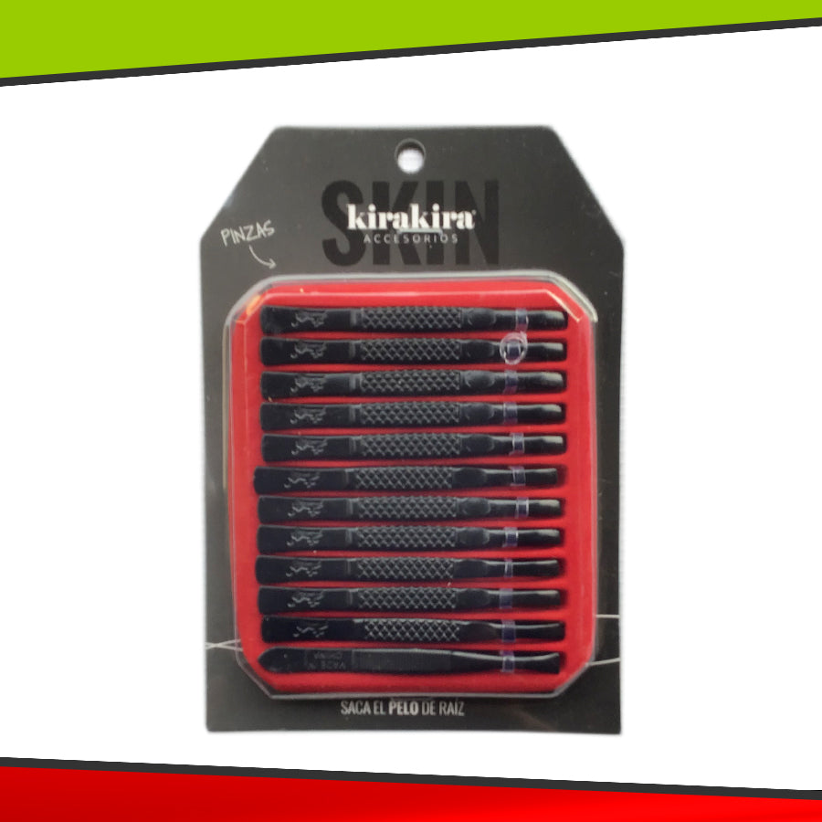 Pinzas Negras KIRA-KIRA - 12 Unidades