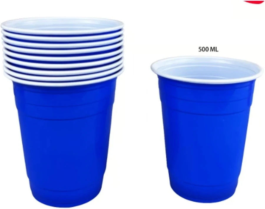 Vasos Plástico de 1/2 Litro - 10 Unidades
