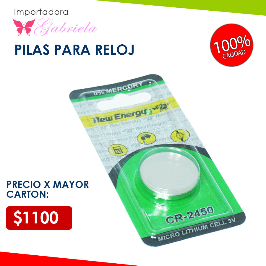 PILAS PARA AUDIFONOS CR-2450