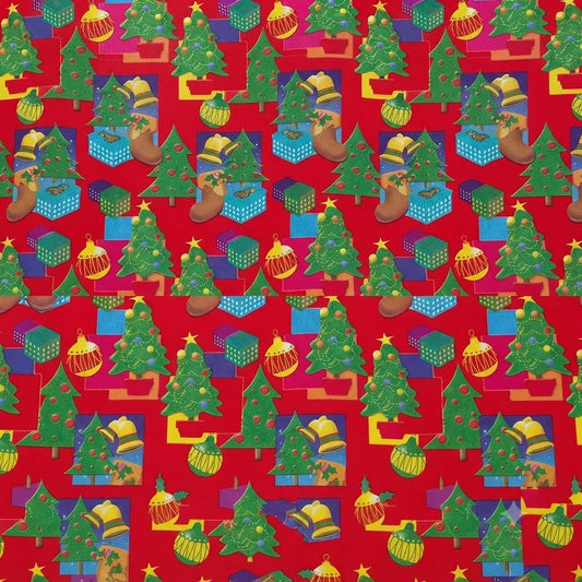 Papel de Regalo Navidad (Ciento de 100 Unidades - Diseños Surtidos) 1 METRO X 70 CENTÍMETROS
