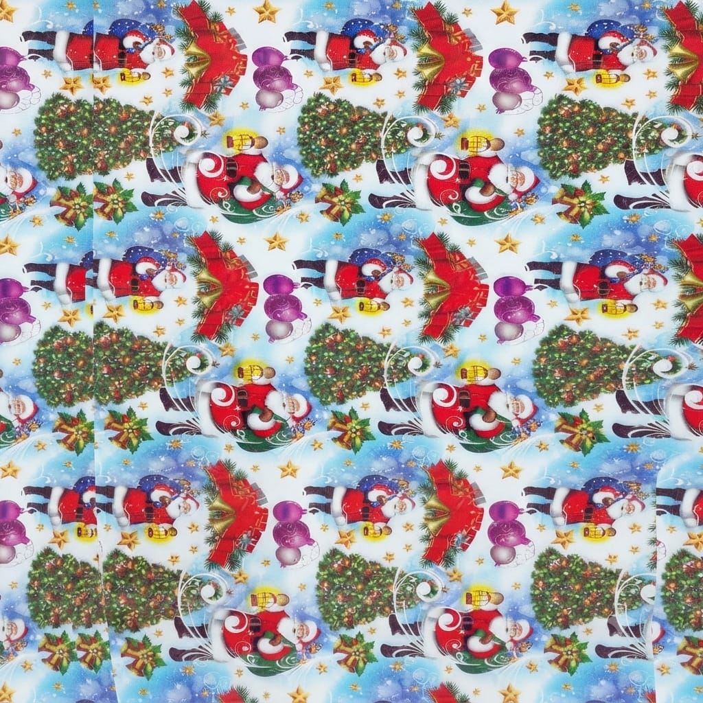 Papel de Regalo Navidad (Ciento de 100 Unidades - Diseños Surtidos)