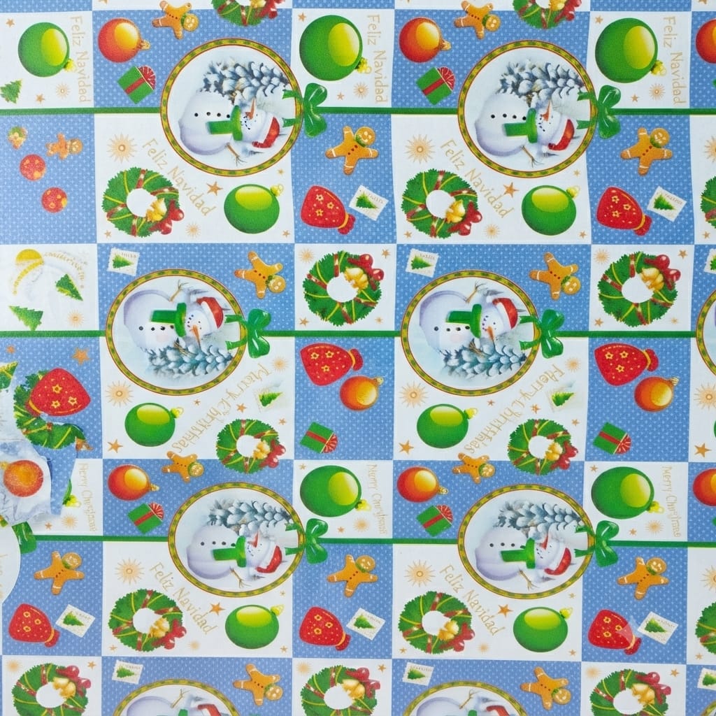 Papel de Regalo Navidad (Ciento de 100 Unidades - Diseños Surtidos)