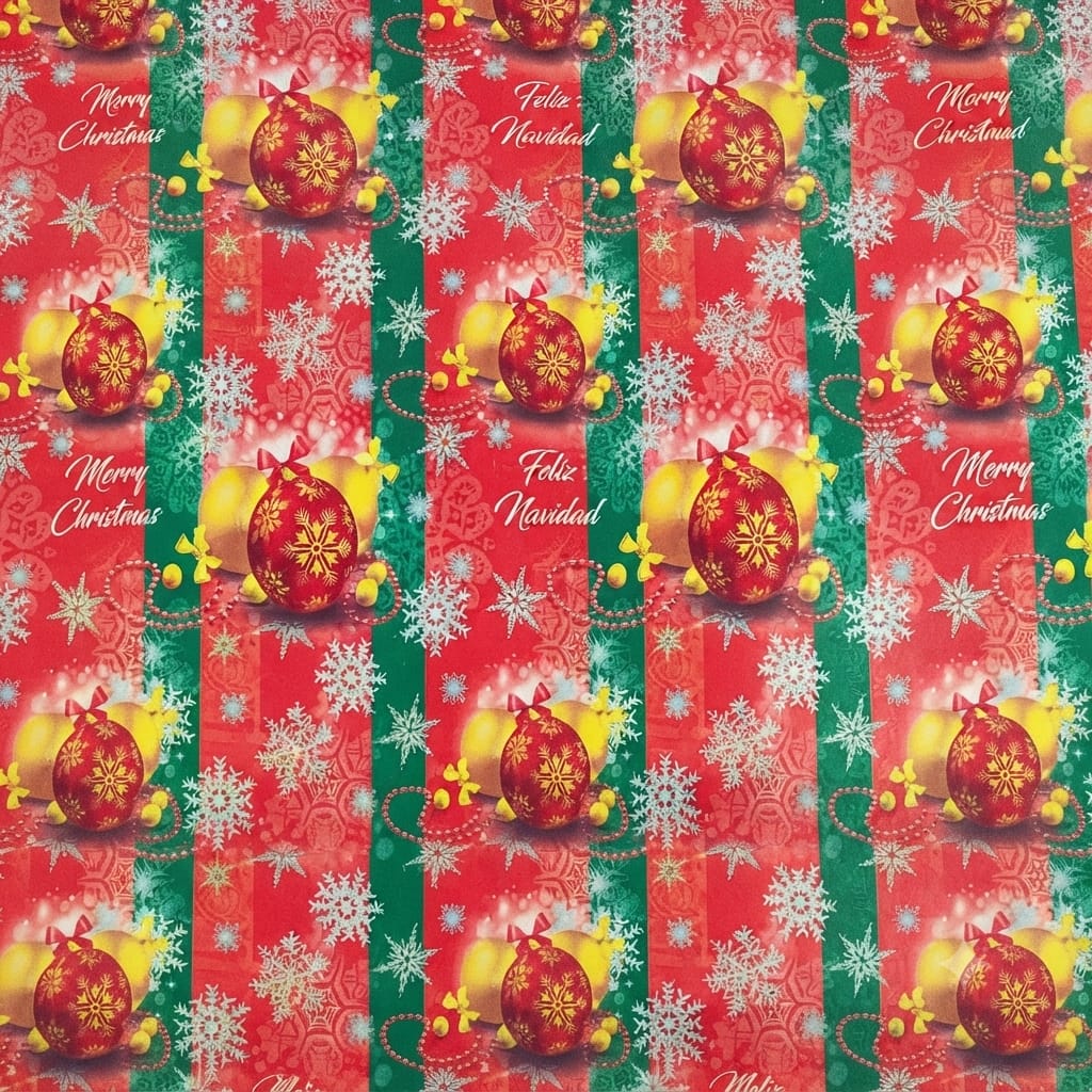 Papel de Regalo Navidad (Ciento de 100 Unidades - Diseños Surtidos)