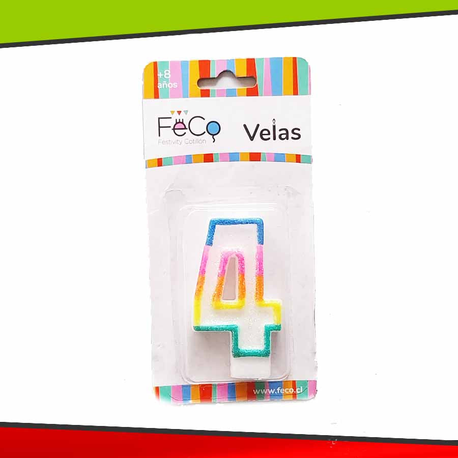 Velas de Números de Cumpleaños