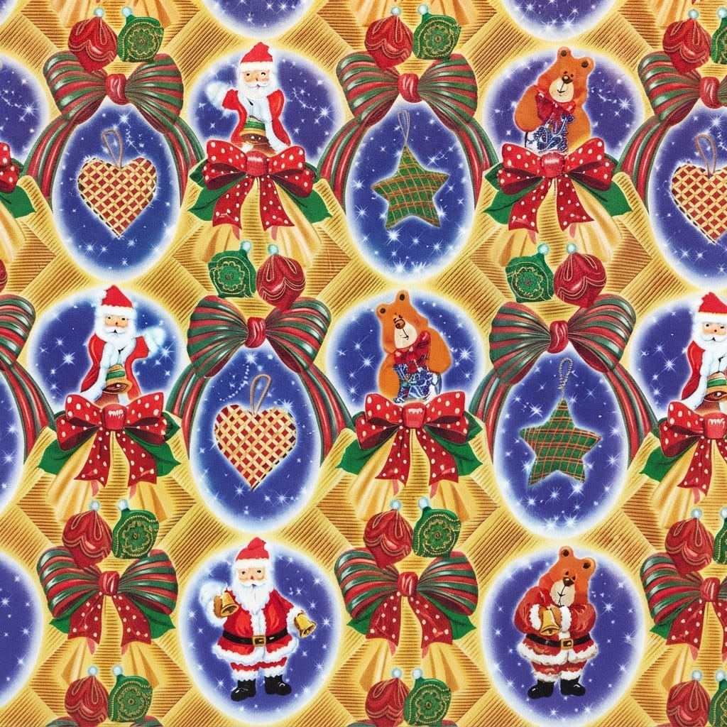 Papel de Regalo Navidad (Ciento de 100 Unidades - Diseños Surtidos)