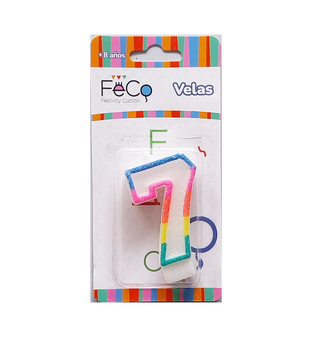 Velas de Números de Cumpleaños