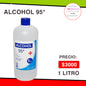 ALCOHOL DE 95 GRADOS  - 1 LITRO
