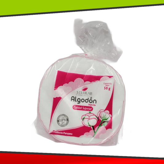 Algodón Hidrófilo Puro 50g