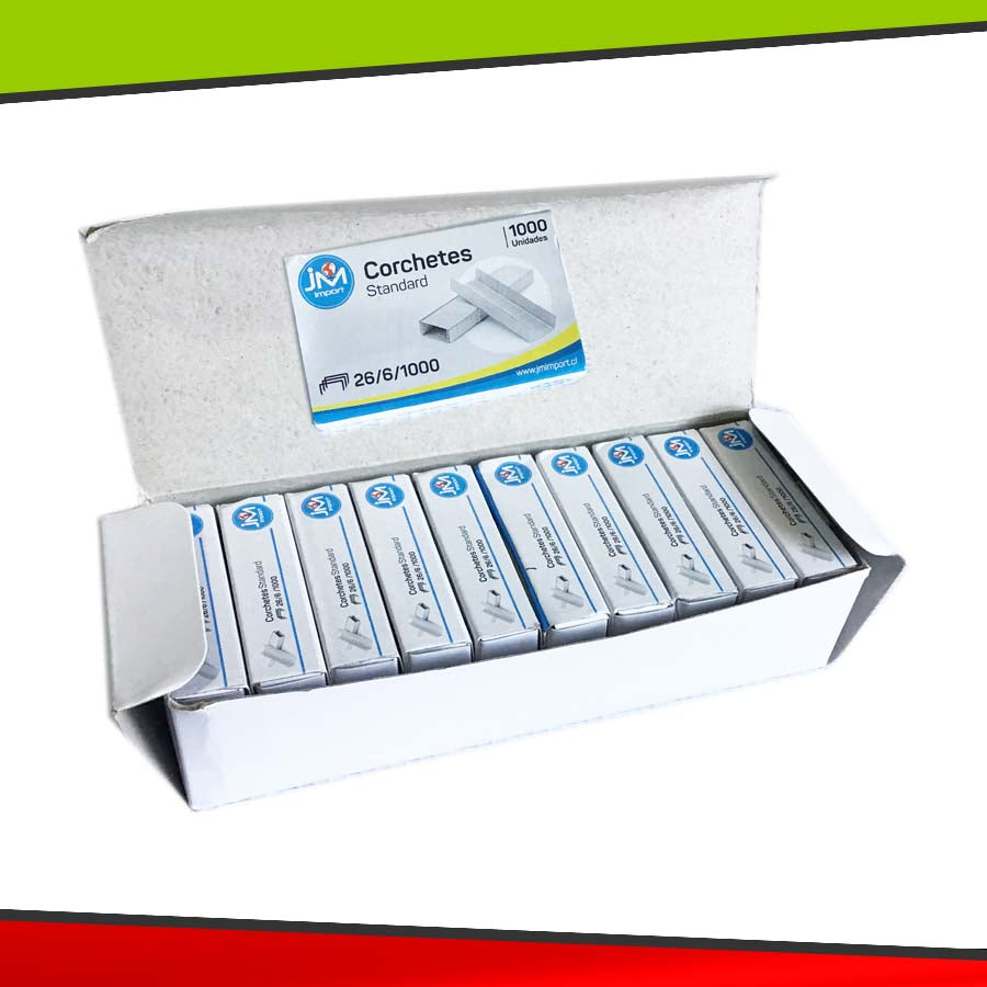 Corchetes - Precio Caja de 10 Unidades