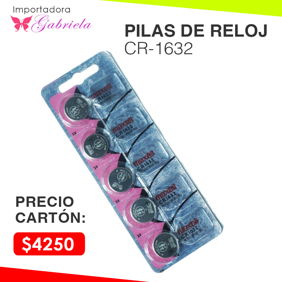 PILAS PARA RELOJ CR-1632