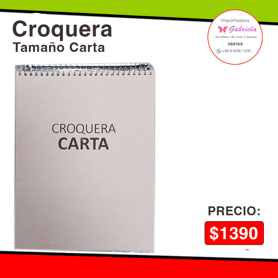 Croquera Tamańo Carta