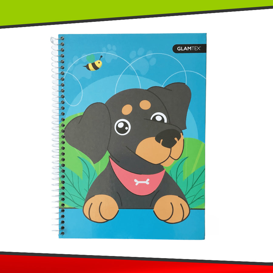 Cuadernos de 120 hojas con Espiral Metálico