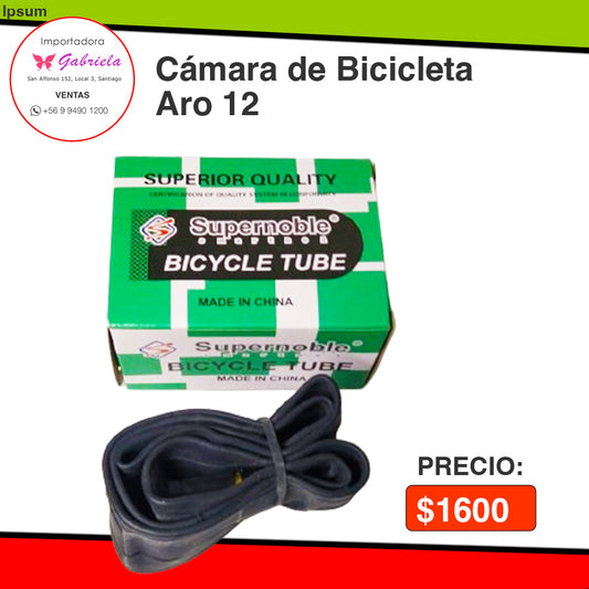 Cámara para Bicicleta Aro 12