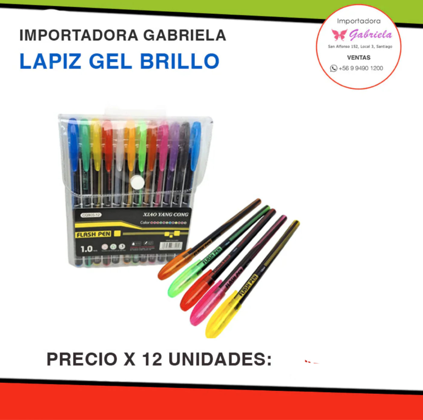 Lapiz Gel Brillo