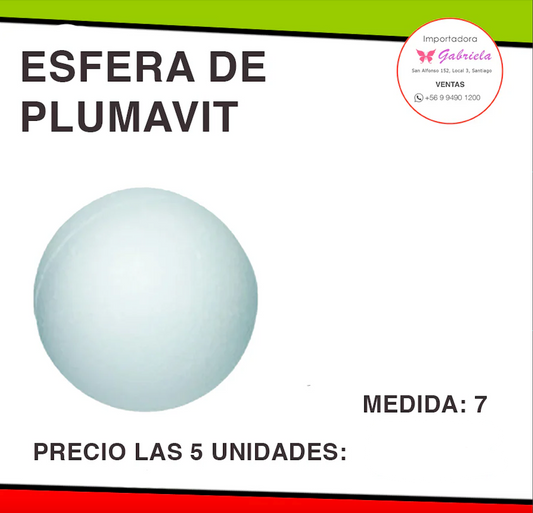 ESFERA DE PLUMAVIT - MEDIDA: 7