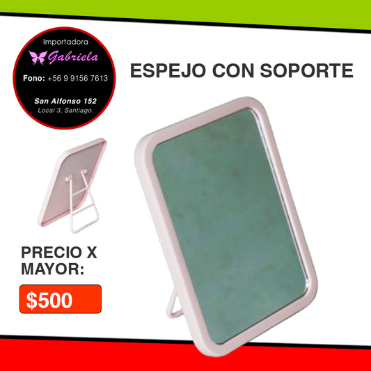 Espejo con Soporte