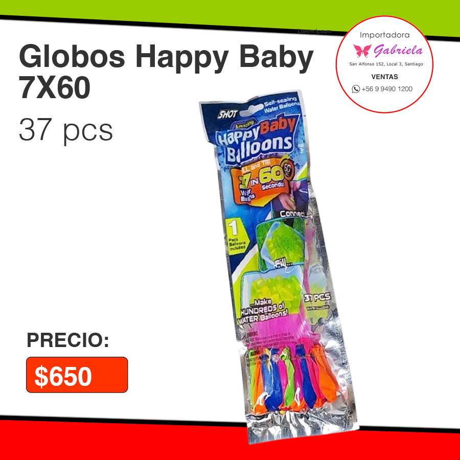 Globos Happy Baby