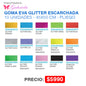 GOMA EVA GLITTER ESCARCHADA (PLIEGO COMPLETO)