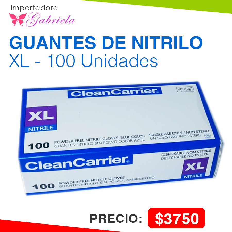 Guantes Nitrilo Xl Guantes De Látex Desechable Sin Polvo