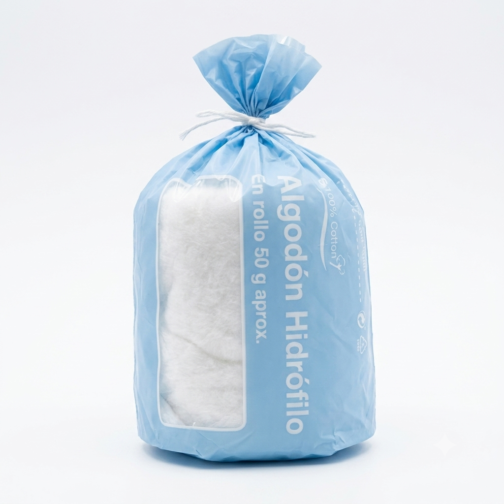 Algodón Hidrófilo en Rollo 50g