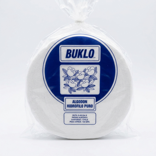 Algodón Hidrófilo Puro Buklo – 100g
