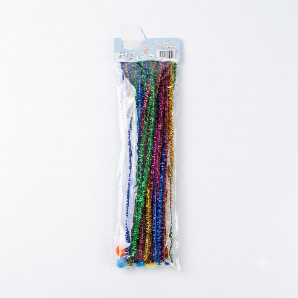 Set de Limpiapipas para Manualidades DIY – (Con Pompones) - PRECIO X MAYOR DE 3 UNID