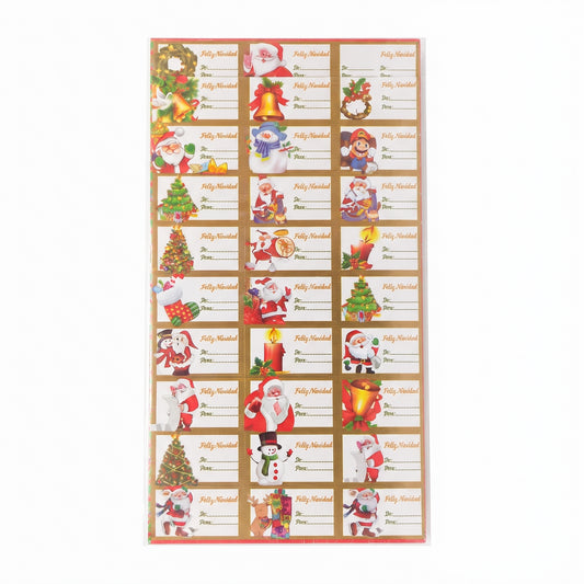 TARJETAS NAVIDEÑAS  DE -  PARA-  50 TARJETAS  - 20 STICKERS