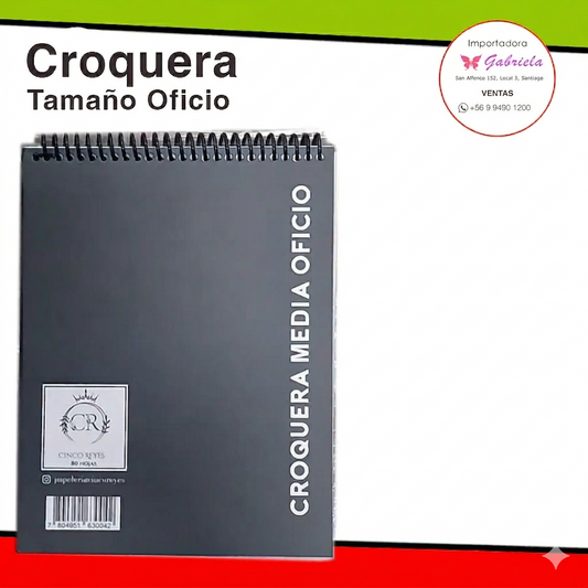 Croquera Tamańo OFICIO