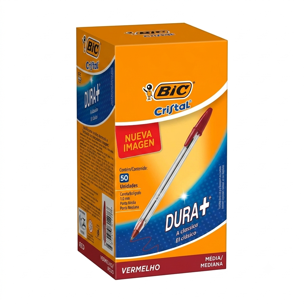 Boligráfo marca BIC Rojo