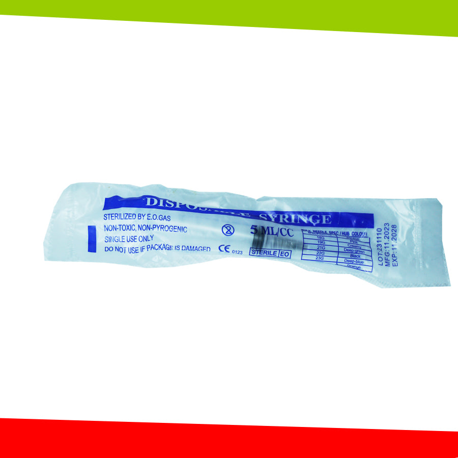 Jeringa de 5 ml precio unidad
