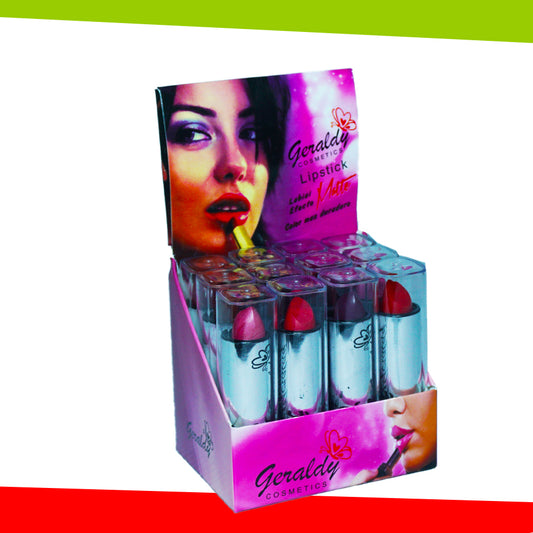 Caja de 12 labiales matte