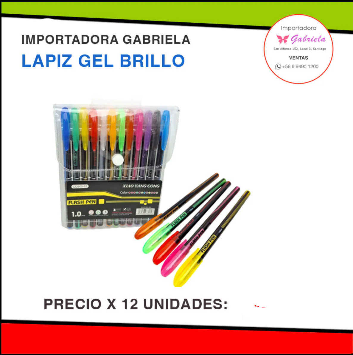 Lapiz Gel Brillo